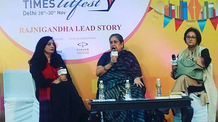 Namita Gokhale at Delhi Times LitFest